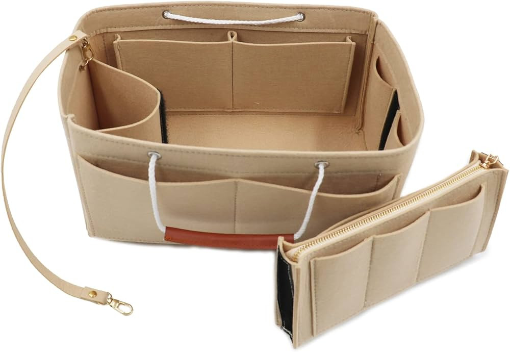 Heavyoff Organisateur de Sac à Main en Feutre, Sac de Rangement Intérieur Bag in Bag pour Femme... | Amazon (FR)
