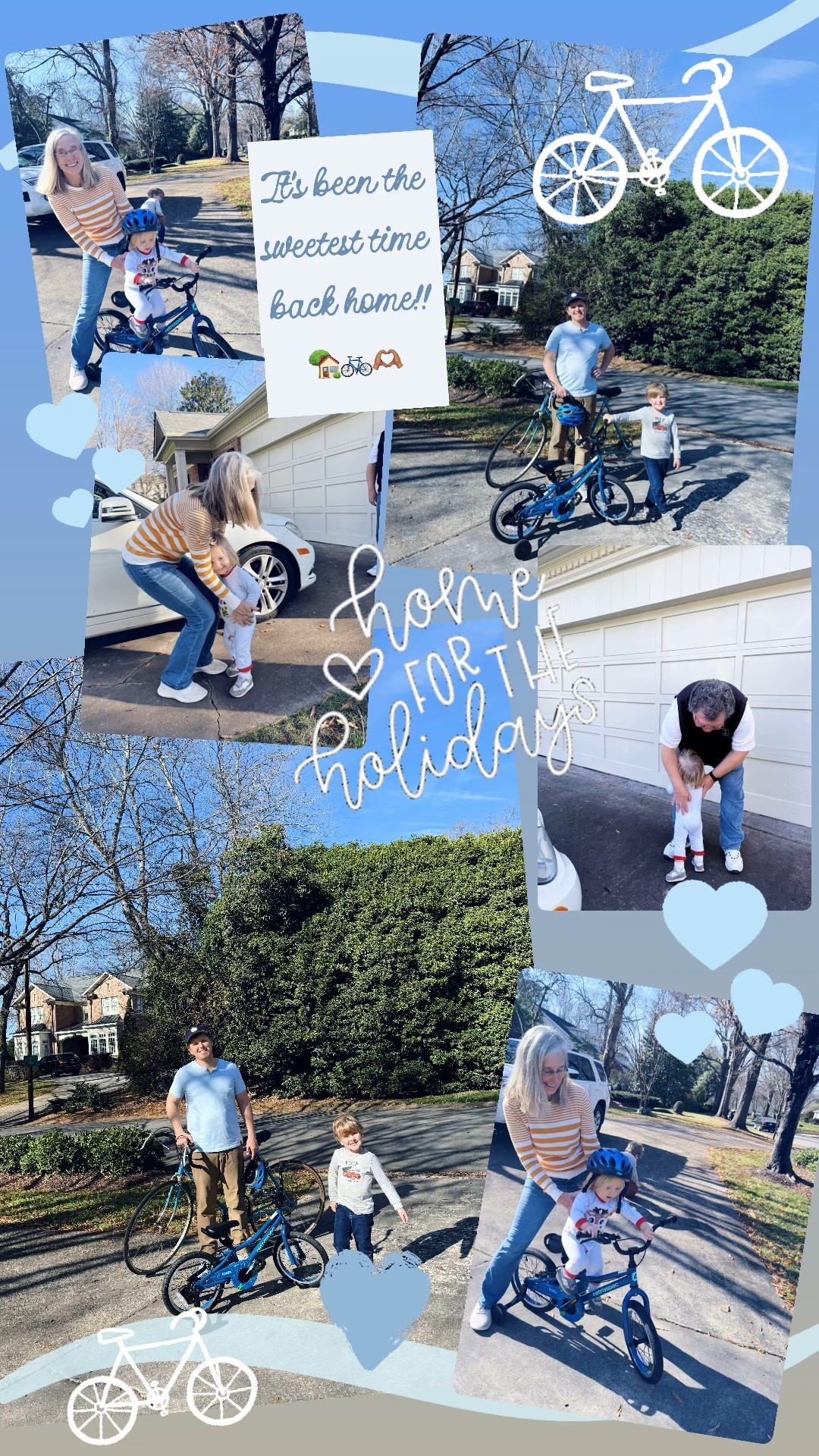 It’s been the sweetest time back home!! 🏡🚲🫶🏽