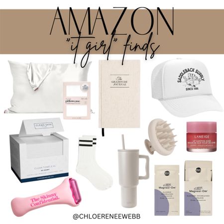“It girl” essentials including the Skinny Confidential ice roller, trucker hat, journal, magnesium drink and more!

Amazon finds, women’s favorites, it girl finds, trending items, trending favorites  

#LTKstyletip #LTKfindsunder100