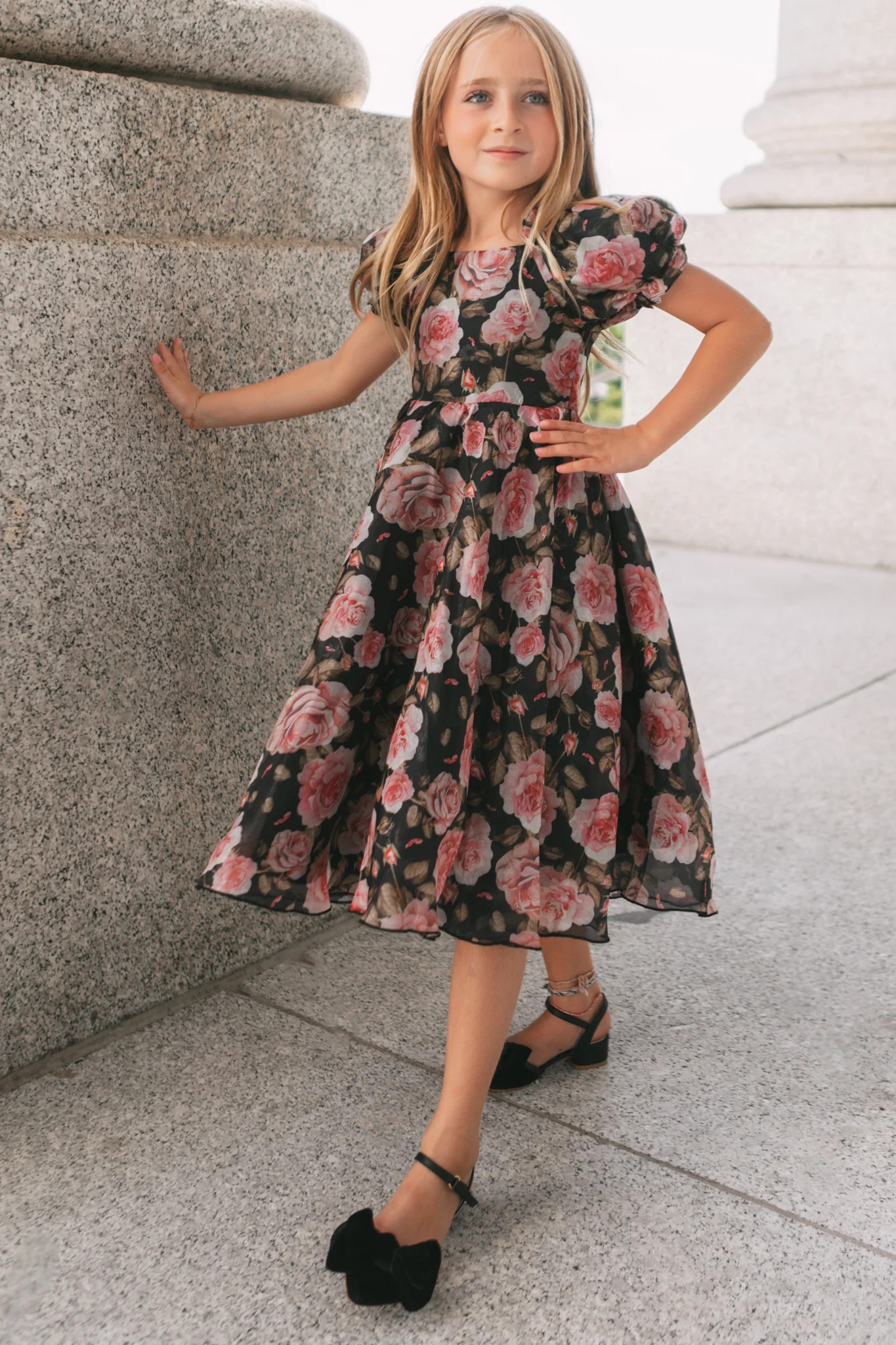 Mini Melody Dress in Midnight Rose | Ivy City Co