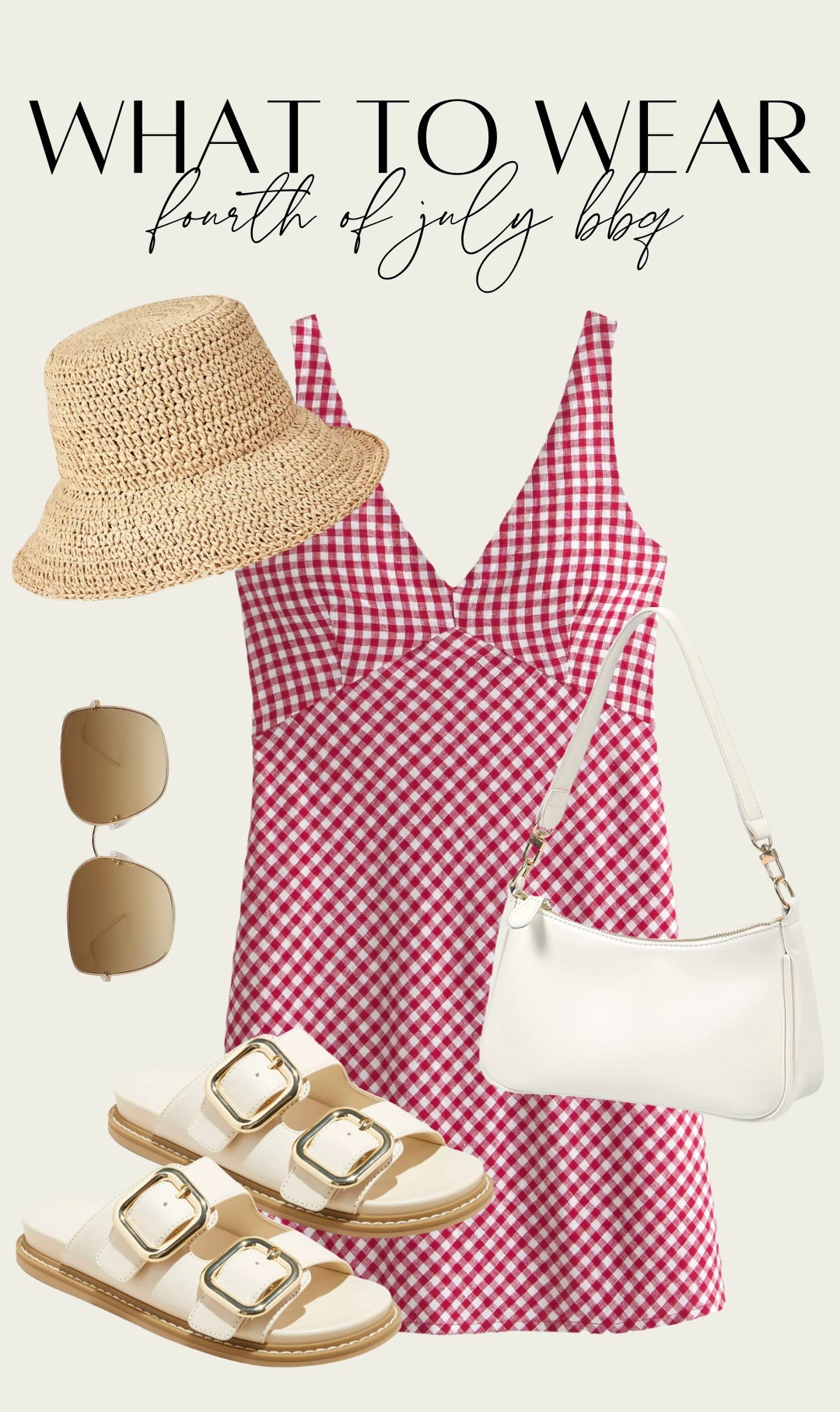 Fourth of July BBQ outfit idea! This linen gingham dress is so cute and fits true to size 

#LTKStyleTip #LTKSeasonal