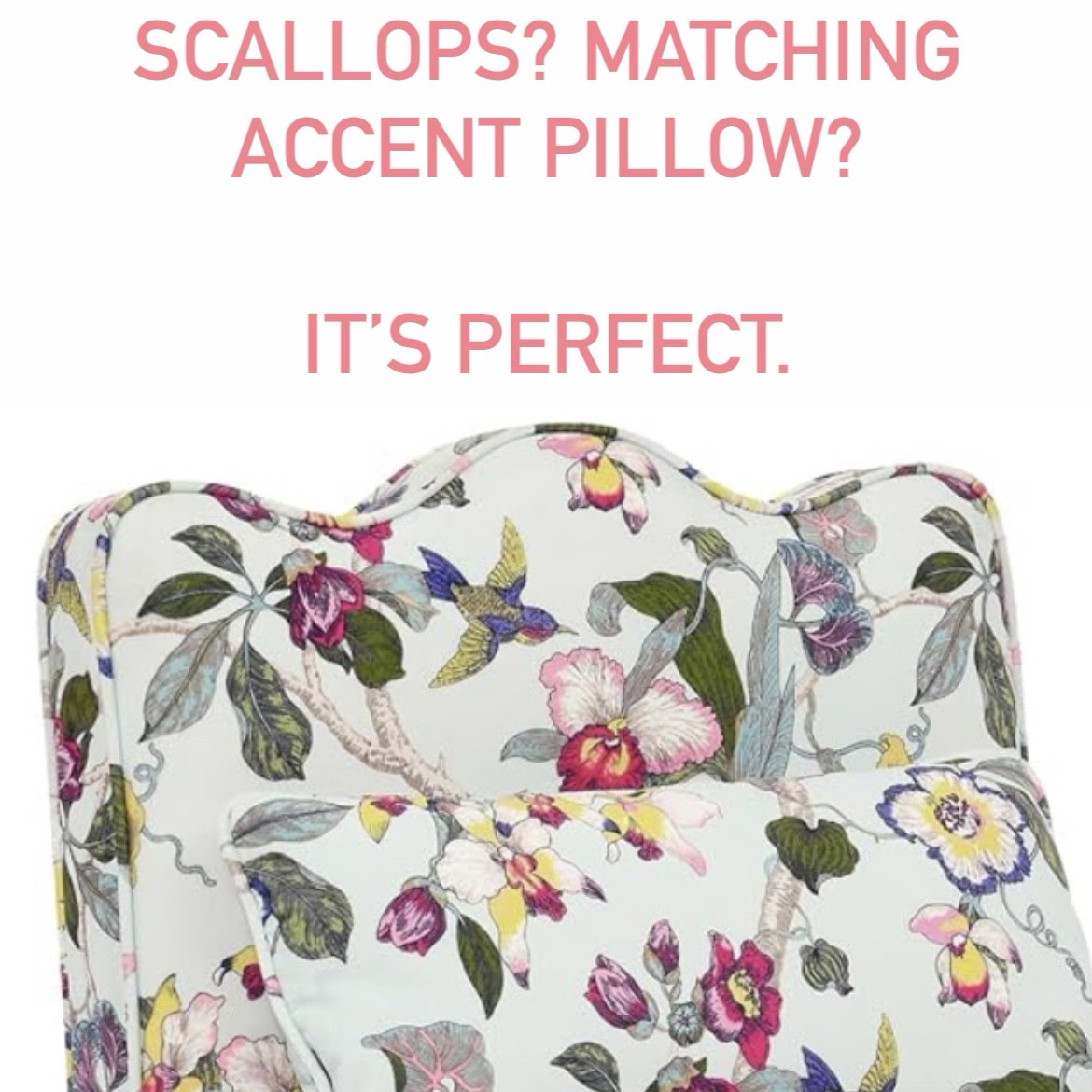 This may be the sweetest chair I have ever seen. And the price is unbelievable. I would add to cart quickly - not sure how long these will last. (The ones at TJ Maxx sold out in less than two days!)