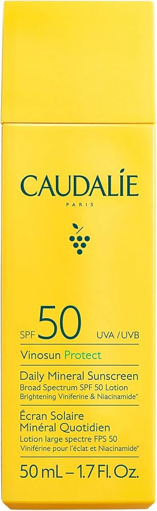Caudalie Vinosun Protect Daily Mineral Sunscreen SPF50-50 mL | Amazon (US)
