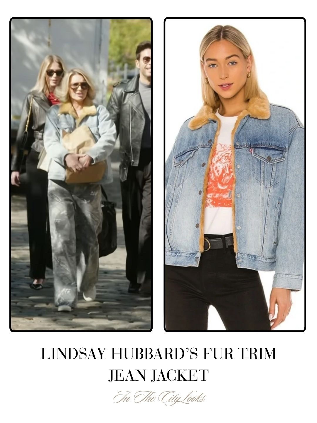 Lindsay Hubbard’s Fur Trim Jacket