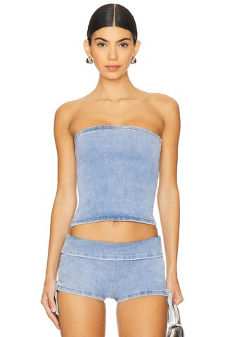 I.AM.GIA Carter Top in Denim Blue from Revolve.com | Revolve Clothing (Global)