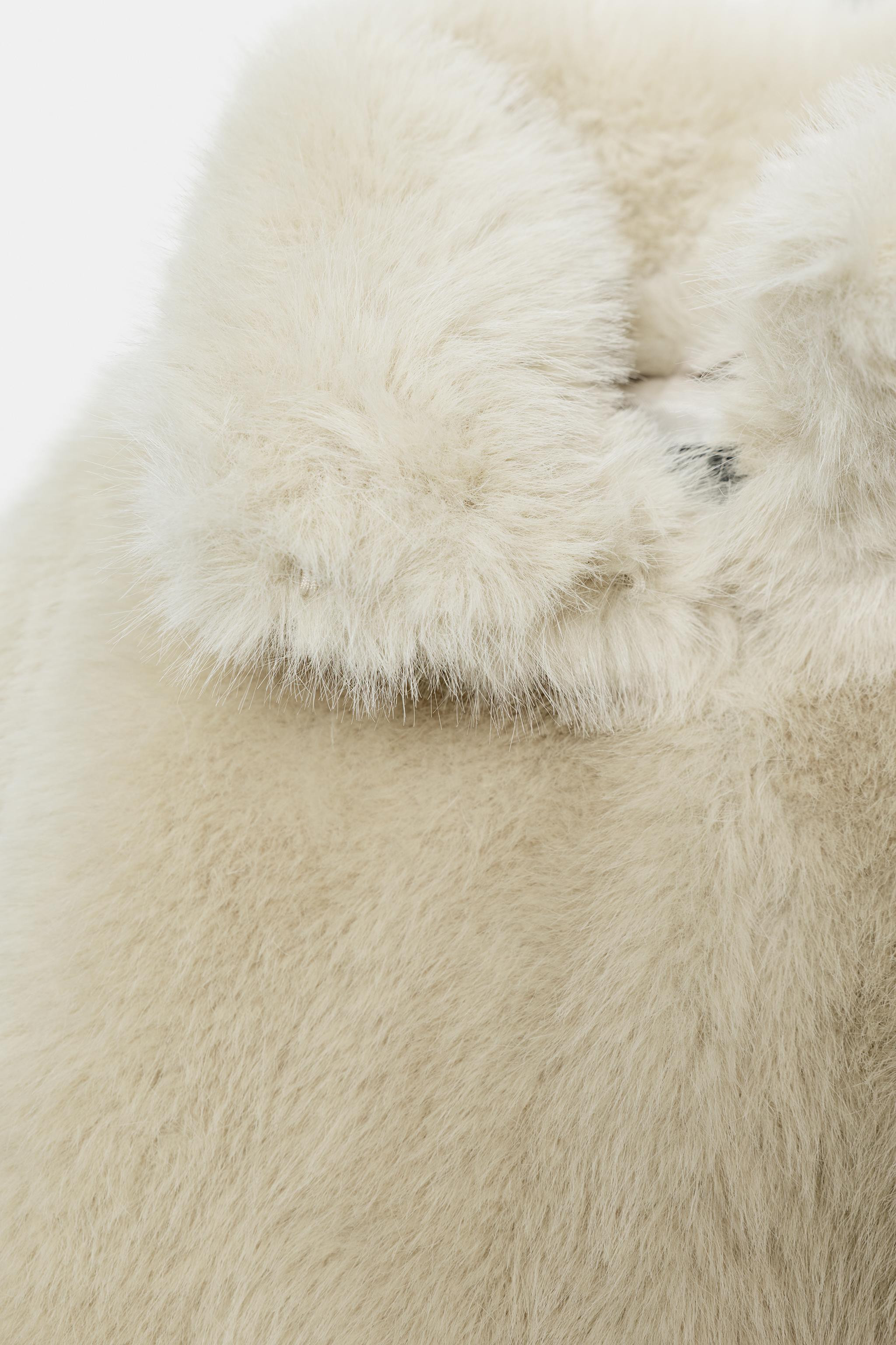 SHORT FAUX FUR COAT | Zara US