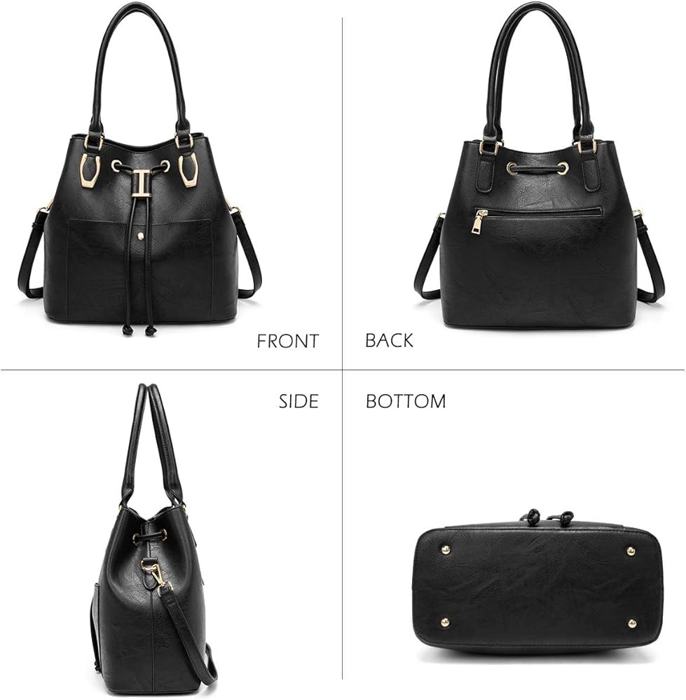 LJOSEIND Women’s Handbags Designer Hobo Bags Large Shoulder Purses Satchel Crossbody Bucket Bag... | Amazon (US)