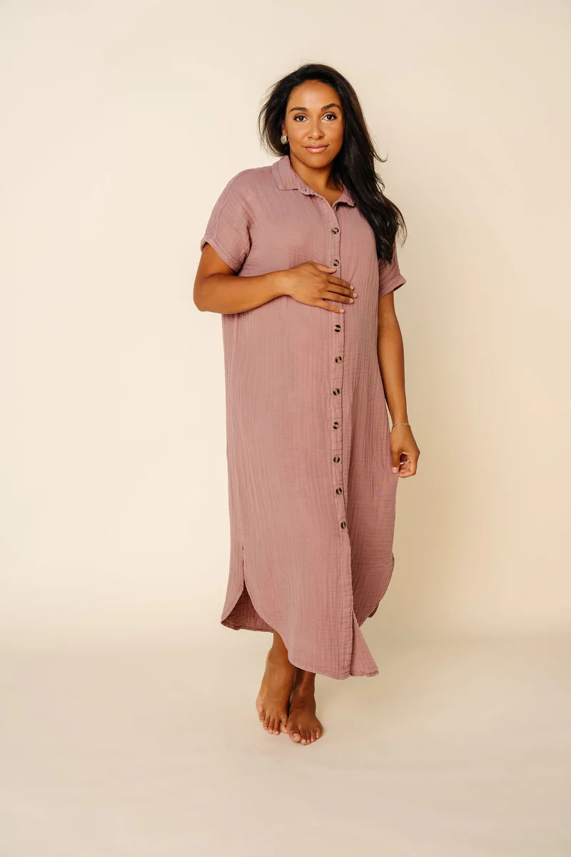 The Everyday Dress - Berry | Lou Lou & Company