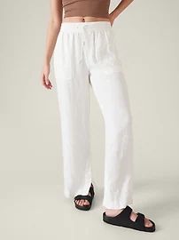 Retreat Linen Wide Leg Pant | Athleta