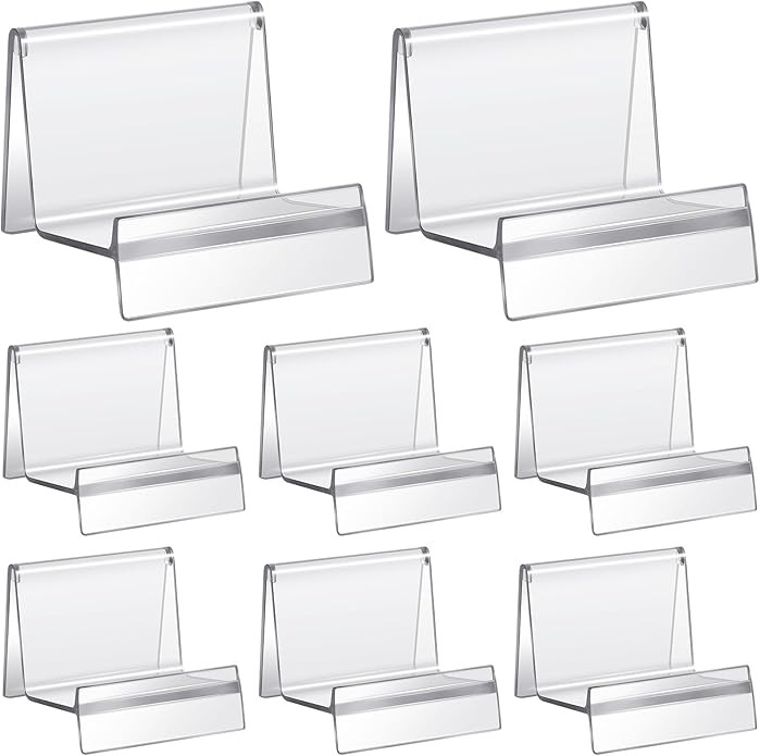 Weysat Purse Display Stand Clear Acrylic Handbag Stand Jewelry Wallet Displays Holder Organizer A... | Amazon (US)