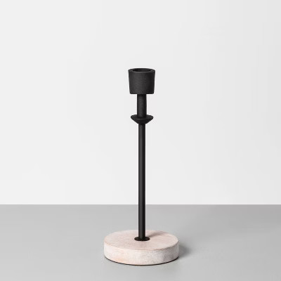 Wood & Metal Single Candle Holder - Hearth & Hand™ with Magnolia | Target