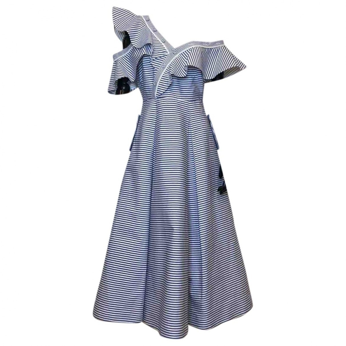 Self Portrait Navy Cotton dress for Women 10 UK | Vestiaire Collective (Global)