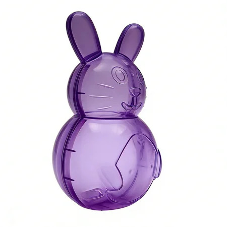 Easter Bunny Shaped Candy Boxes, Cute Large Candy Boxes Clear Plastic Bunny Container for Easter Birthday Party Favors(Purple) | Walmart (US)