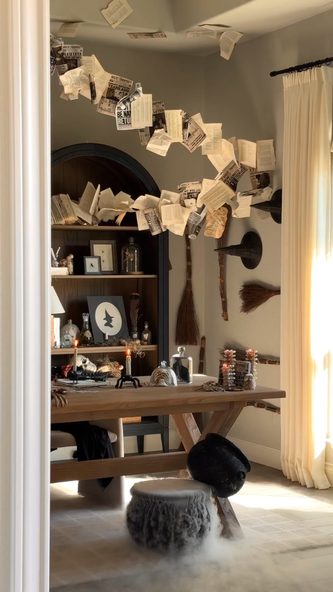 A look back at my Harry Potter Halloween office from last year! 🍂🪄

#LTKHome #LTKSeasonal #LTKSaleAlert