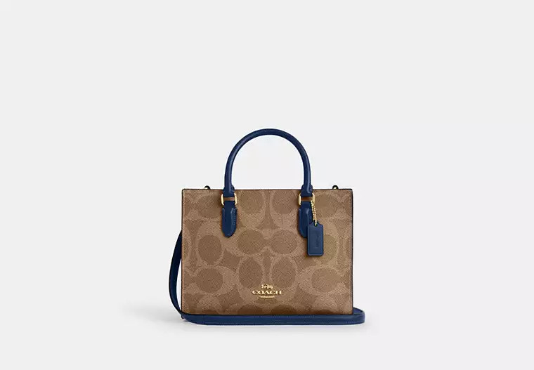 Maggie Small Tote Bag In Signature Canvas | Coach Outlet CA