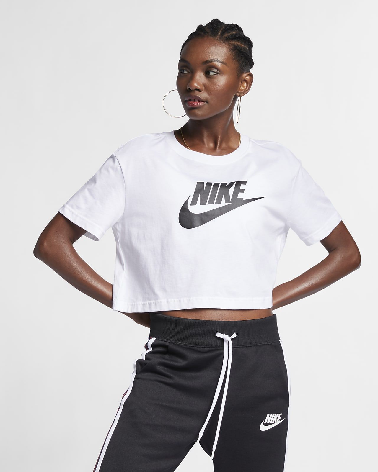 Women's Cropped Logo T-Shirt | Nike (US)