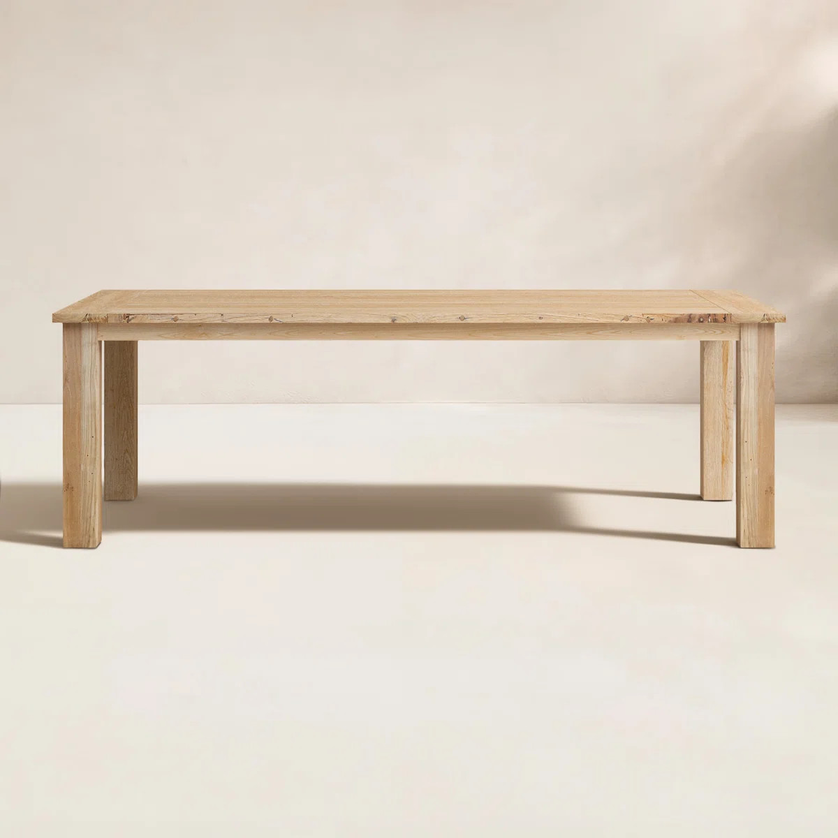 Bedwell Rectangular Teak Outdoor Dining Table , in. W in. D | Wayfair North America