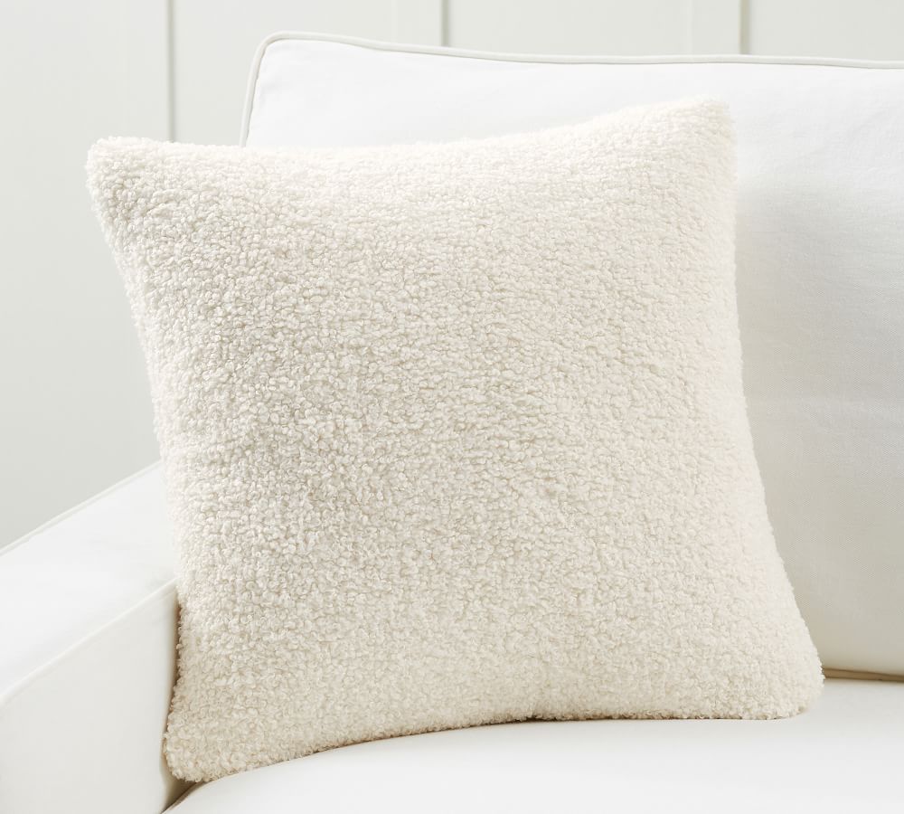 Cozy Teddy Faux Fur Pillow Covers | Pottery Barn (US)