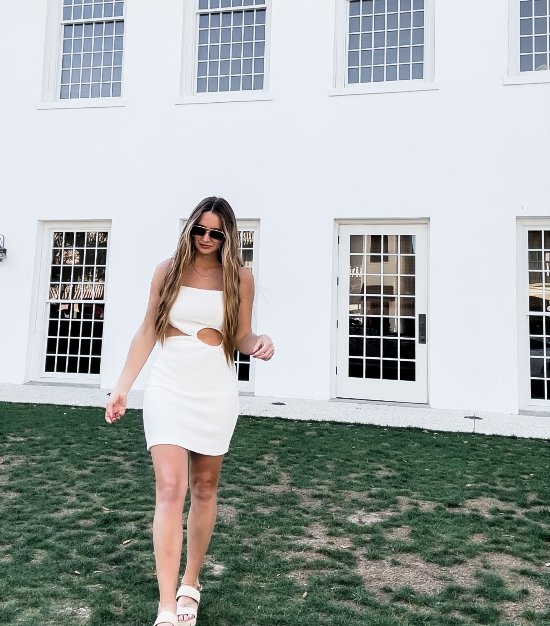 Vacation summer dress, cutout dress, white dress, beach dress 

#LTKstyletip #LTKFind #LTKtravel