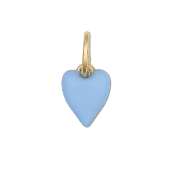 Mini Blue Enamel Heart Charm | HART