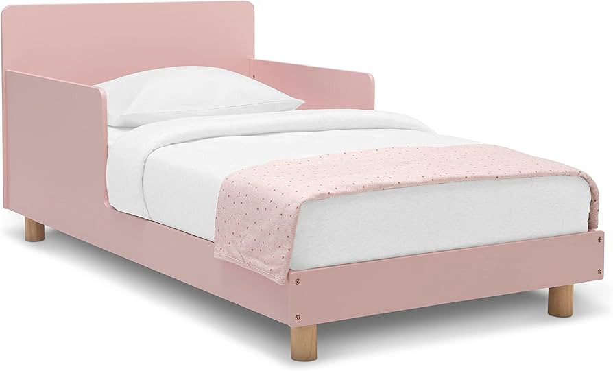 GAP GapKids Toddler Bed - Greenguard Gold Certified, Blush/Natural | Amazon (US)