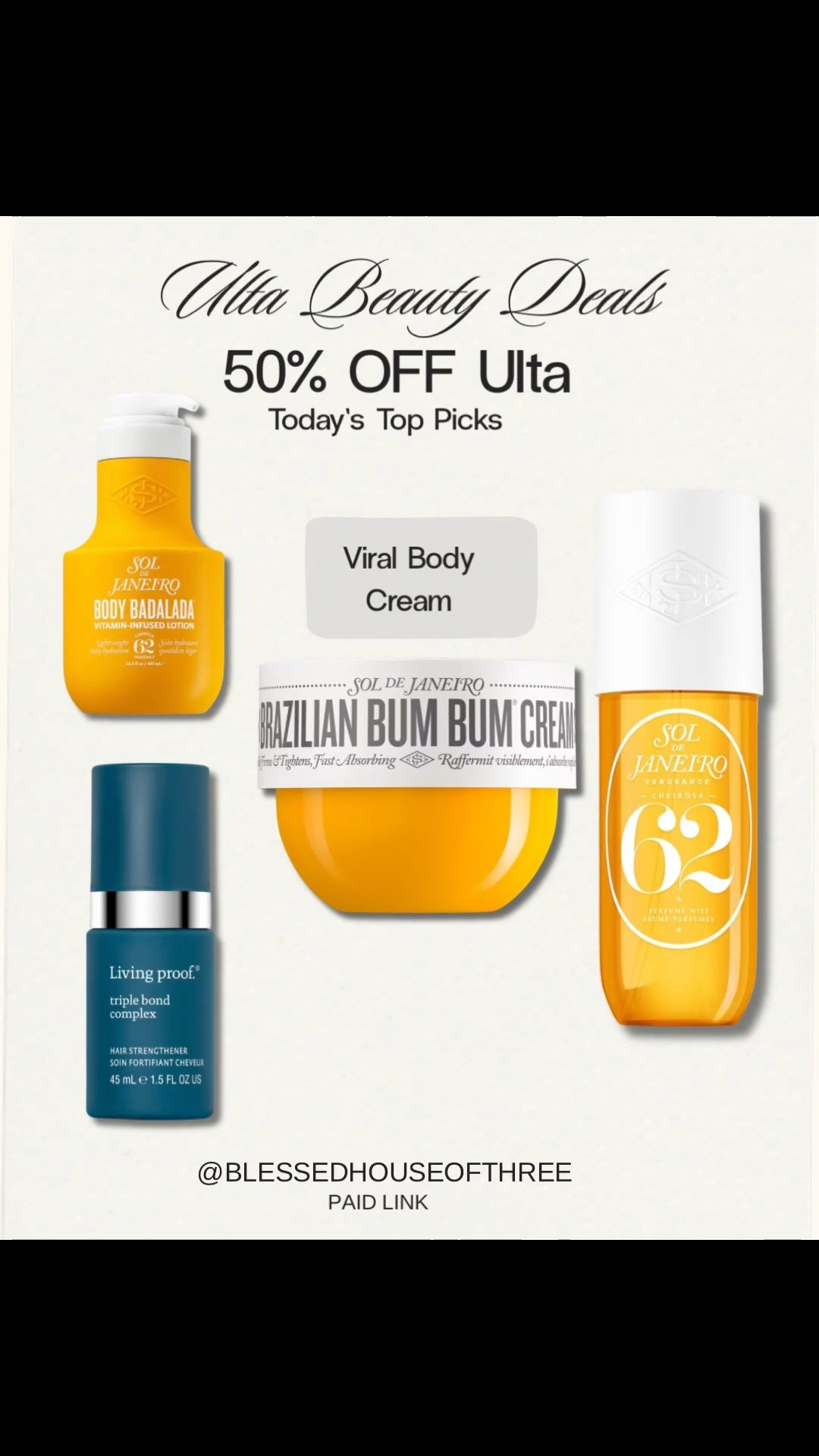 Today’s beauty deals are too good not to share. Several viral favorites are 50% off at Ulta today, including Sol de Janeiro and Living Proof favorites that rarely go on sale. I also included my favorite makeup brush and beauty picks from the Tarte Beauty Sale (35% off). If you love stocking up on beauty staples or have been wanting to try these during sales, this is a great time to grab them before they sell out. I linked everything in this post so you can easily shop today’s best beauty deals and viral beauty favorites. Follow me on LTK for daily fashion, home decor & Amazon finds.

#LTKSpringSale #LTKBeauty #LTKSaleAlert