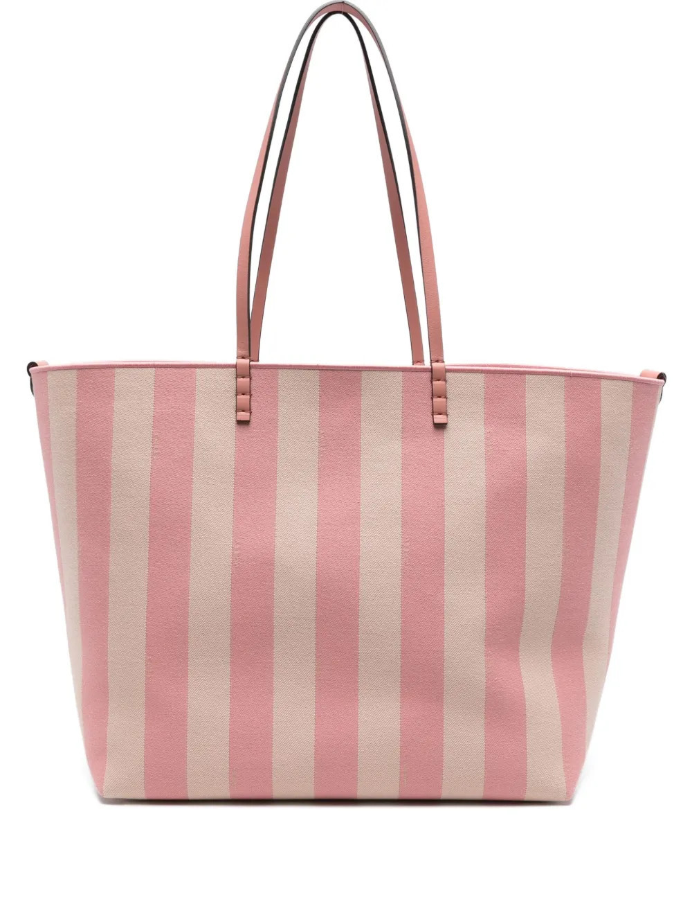 FENDI Roll large striped tote bag - Pink | Farfetch Global