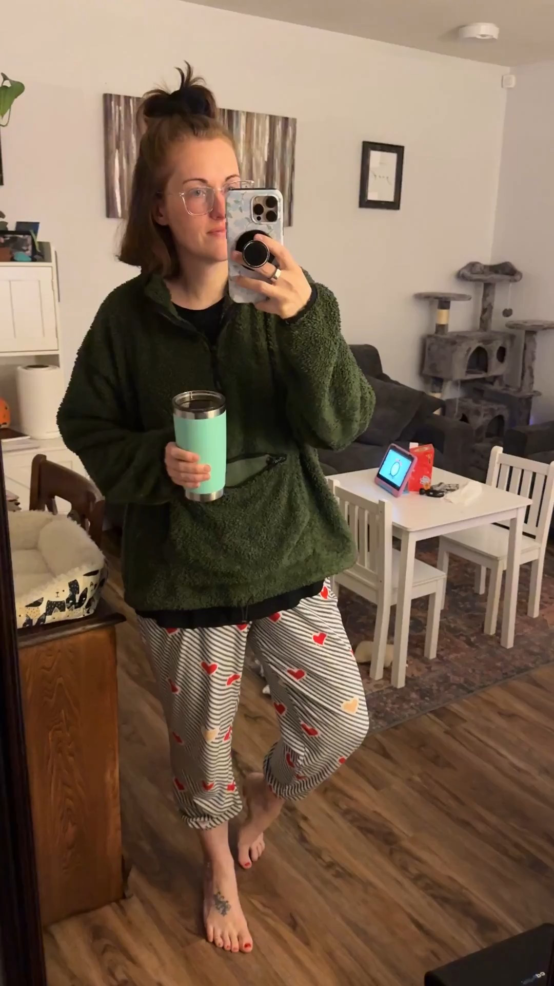 Hey friends, just checking in! Today was more about catching up on things, getting all my ducks in a row, and trying to enjoy a rare day where my husband had off work. I stayed in one of my favorite cozy outfits from over the years, a little messy but super comfy, and honestly, it felt really nice to just slow down and savor the day 💛

 I’ll link similar options that are more up with the style these days 😉


#LTKmomlife #LTKselfcare #LTKFamily