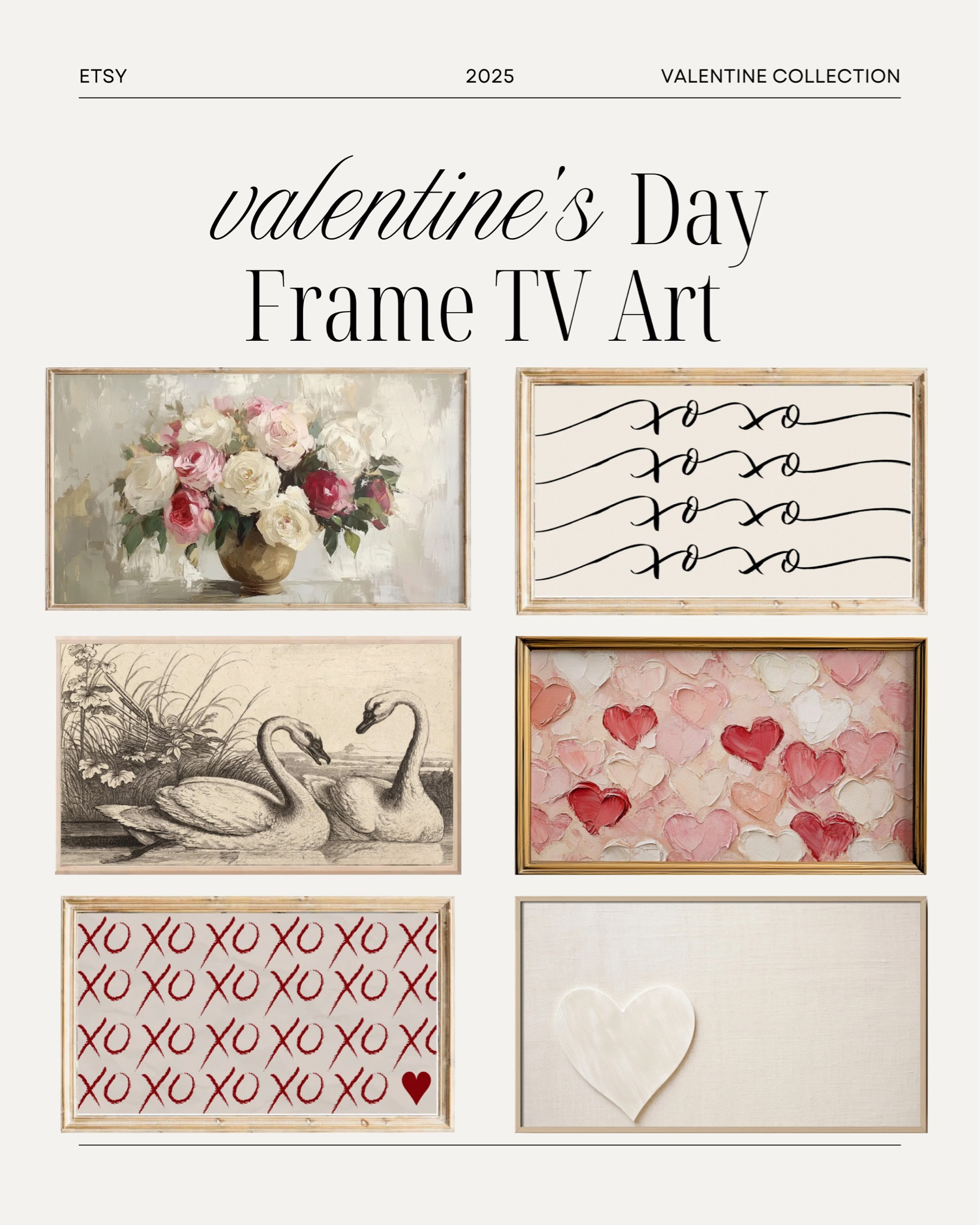 Give your home a romantic refresh with Valentine’s Day Frame TV art! This simple yet stylish addition brings love-themed charm to your living room without taking up extra space. 💕

Perfect for setting the mood for cozy nights or entertaining guests this season. ✨

#FrameTVArt #HomeStyle #SeasonalDecor 

#LTKSeasonal #LTKHome