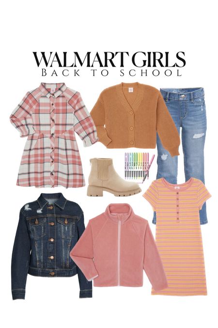  Vivi’s back to school picks from @Walmart 💗 cutest fall dresses,  jackets and more staples perfect for transitioning into the new season and school year! #walmartpartner #walmartbacktoschool Walmart girls outfits fall outfit ideas for school middle school flare jeans fall pictures 

#LTKfamily #LTKsalealert #LTKkids