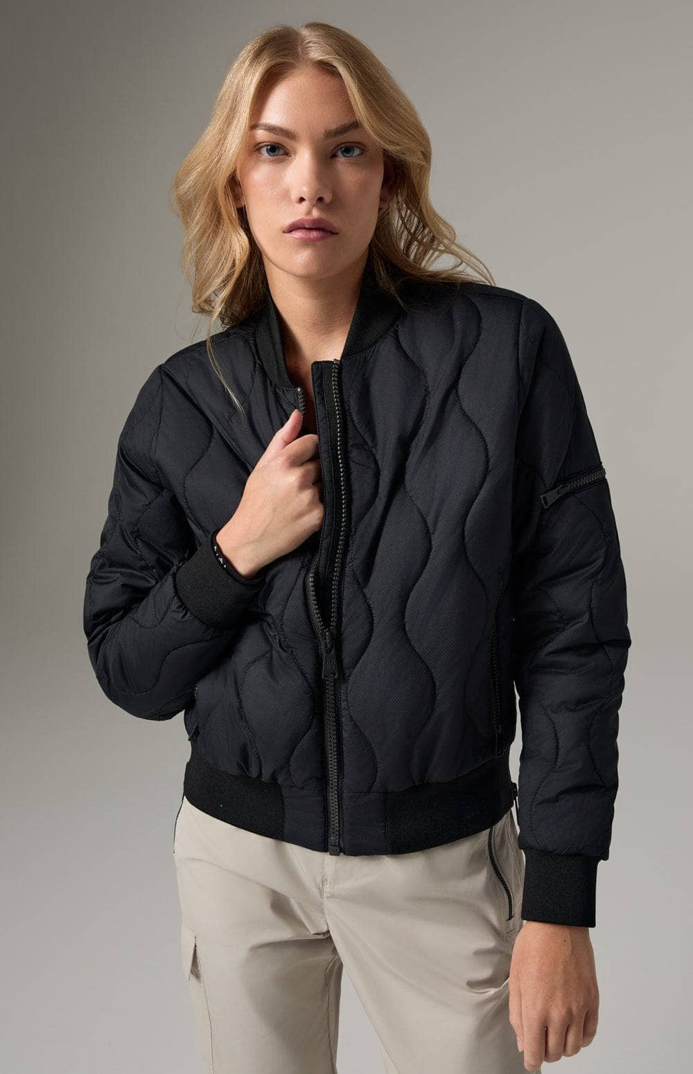 Metro Ii Bomber Jacket | Black | Alp N Rock