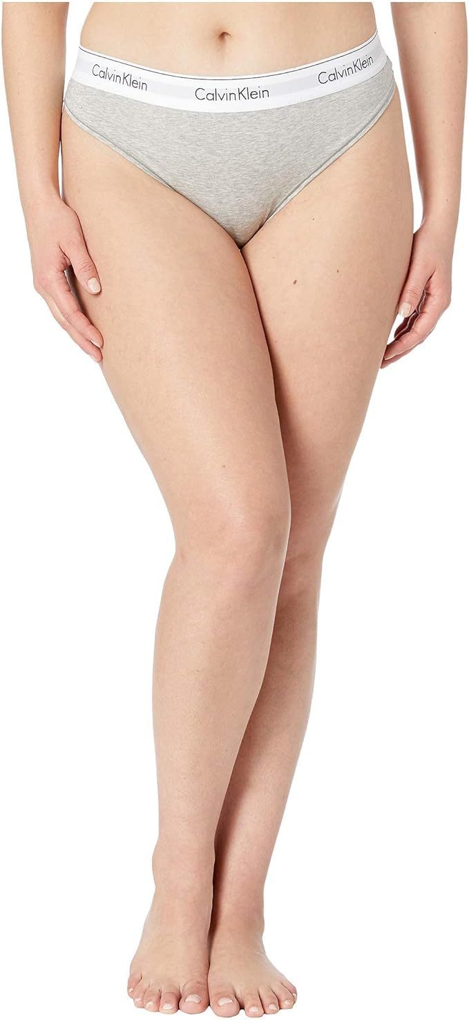 Amazon.com: Calvin Klein Women’s Modern Cotton Stretch Thong Panties : Clothing, Shoes & Jewelr... | Amazon (US)