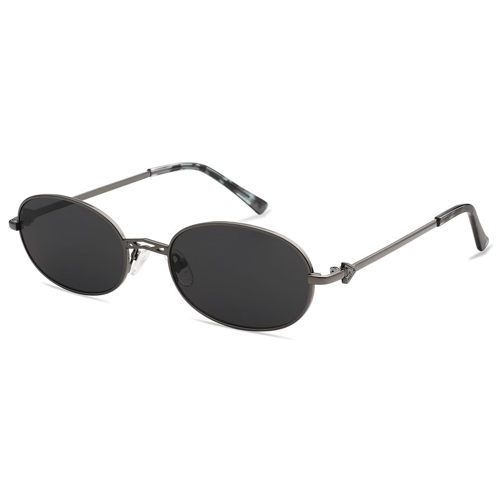 Retro Oval Sunglasses for Women Men Trendy Designer 90s Sun Glasses Classic Shades AP3662 | Amazon (US)