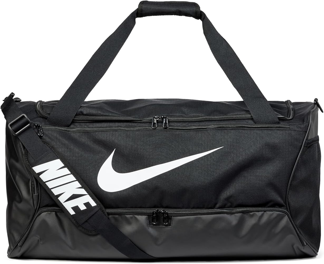 Amazon.com: Nike Unisex Brasilia 9.5 Training Duffel Bag (Large, 95L), Black/Black/White, MISC : ... | Amazon (US)