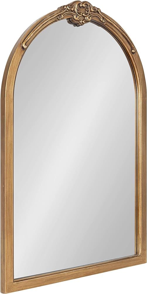 Kate and Laurel Astrid Traditional Decorative Arch Mirror with Antique Gold Finish and Ornate Fra... | Amazon (US)