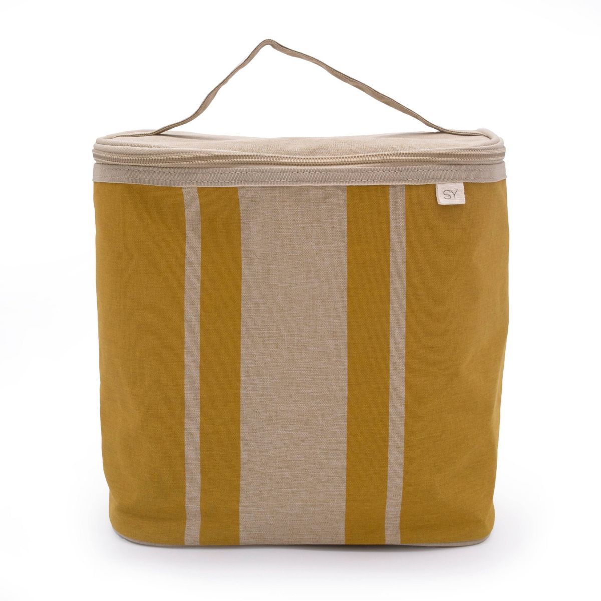 Nourish by SoYoung Lunch Bag - Mustard Stripes | Target