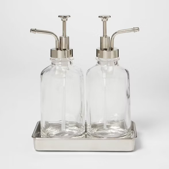 Double Soap Pump Oil Can Clear - Threshold™ | Target