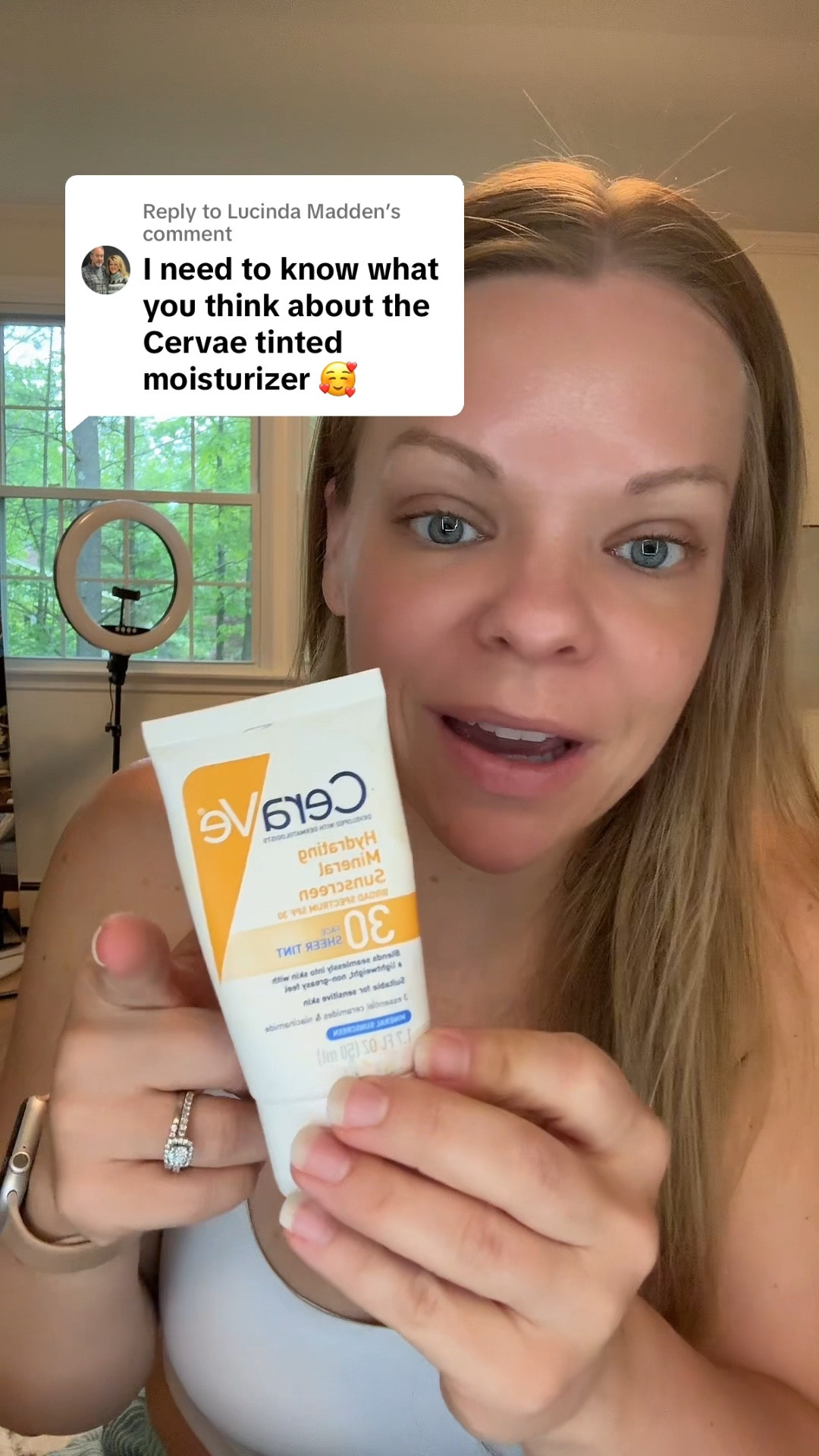 ☀️ The ultimate summer essential: CeraVe Tinted SPF Moisturizer is flying off the shelves! I wore it every day on my cruise — it gives lightweight coverage + broad-spectrum sun protection without feeling heavy. Perfect for travel, beach days, or no-makeup makeup looks.

✨ It’s selling out fast, so grab yours now before it’s gone!

🛍️ Shop the link before your shade runs out!

#CeraVeSPF #TintedMoisturizer #SummerSkinEssential #CruiseBeauty #NoMakeupMakeup