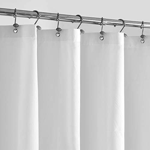 Waterproof Fabric Shower Curtain Liner - Soft & Light-Weight Cloth Shower Liner, 3 Bottom Magnets... | Amazon (US)