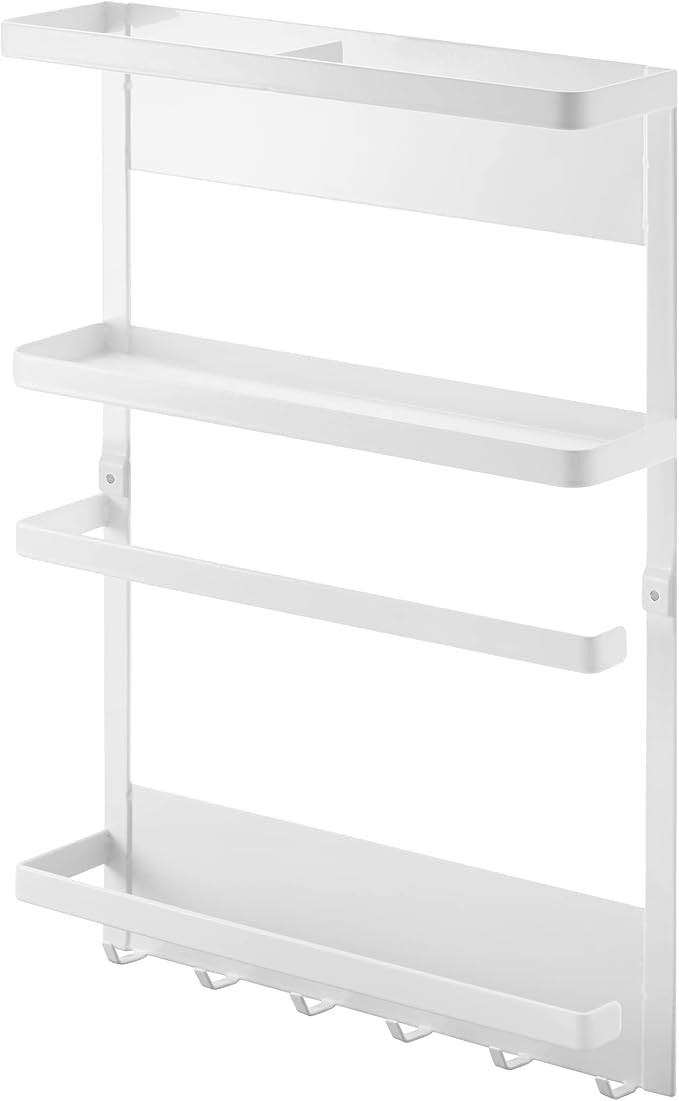 YAMAZAKI home 2560 Kitchen Rack-Magnetic Storage Holder & Organizer, One Size, White | Amazon (US)