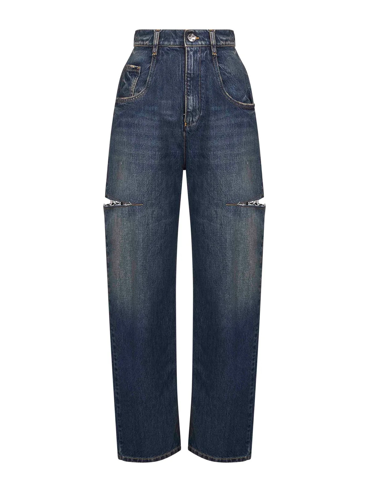 Maison Margiela Cut-Out Jeans | Cettire Global