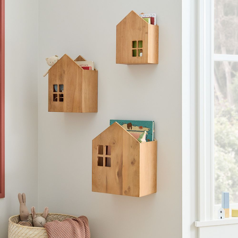 House Wall Pockets (Set of 3) | West Elm (US)