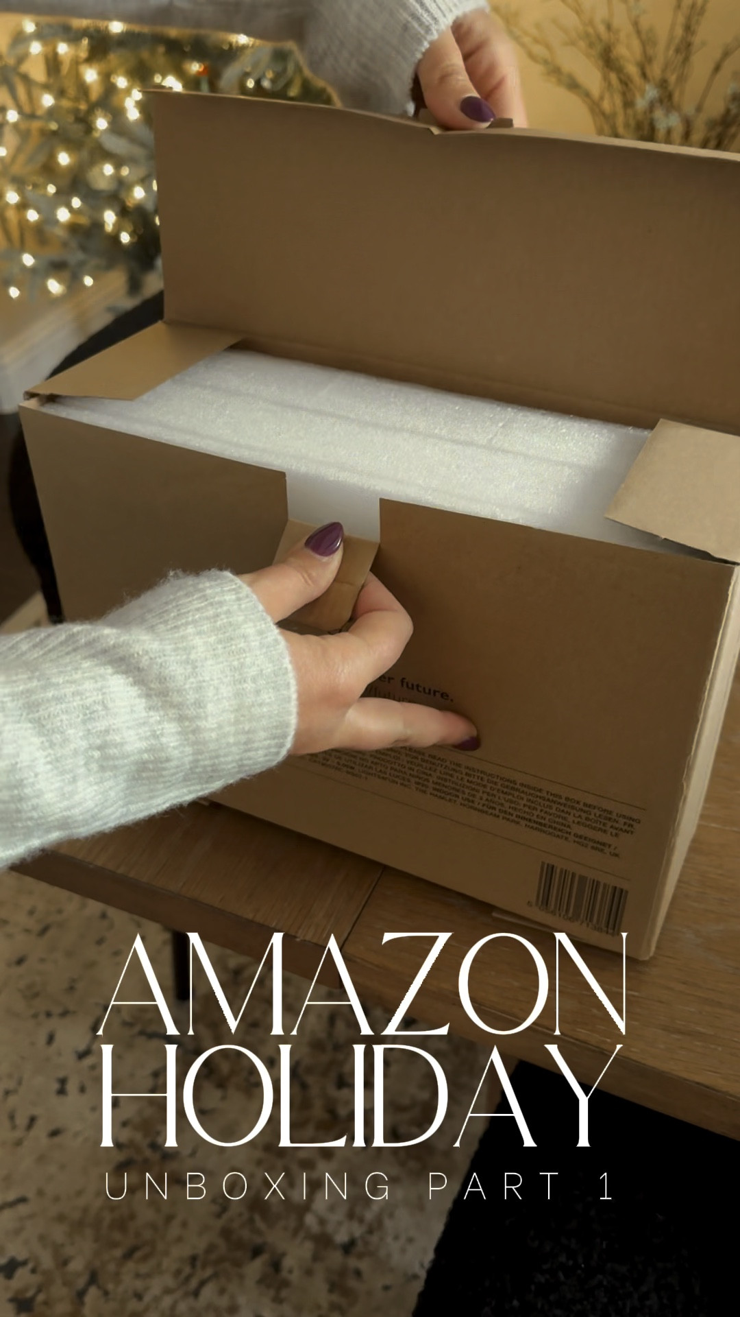 Let’s unbox some Amazon Holiday decor!!
#amazonhome #amazondecor #amazonholiday #christmasdecor #holidaydecor 

#LTKhome #LTKHoliday #LTKVideo