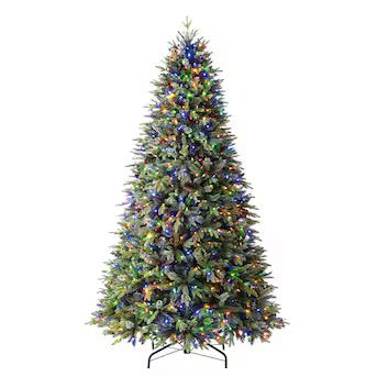 Holiday Living 9-ft Hayden Pine Pre-lit Artificial Christmas Tree with LED Lights | Lowe's