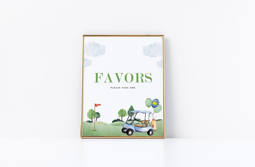 Editable Golf Party Signs, Golf Theme Birthday Signage, Masters Golf Sign, Table Top Signs, Hole-... | Etsy (US)
