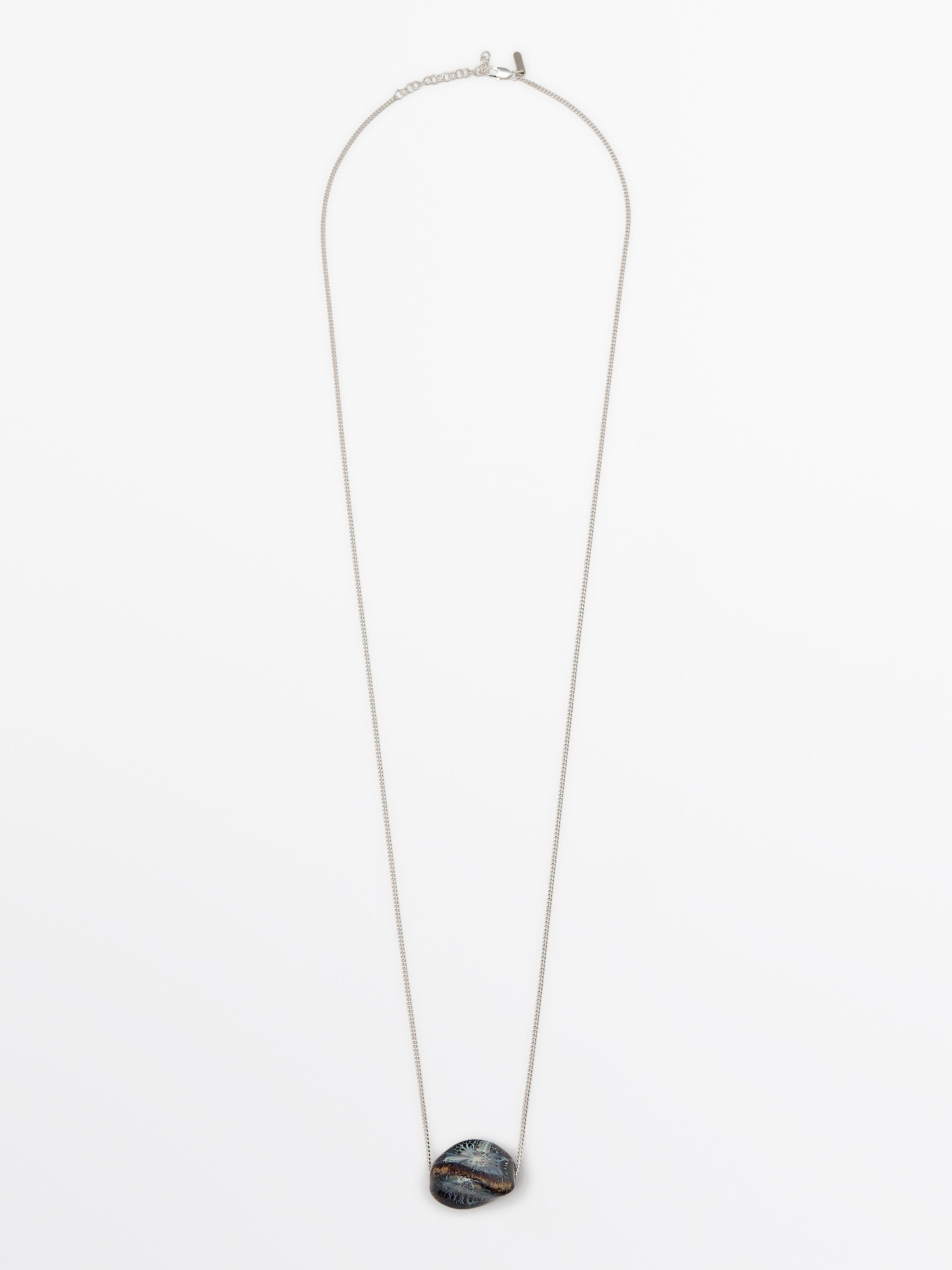 Necklace with ceramic pendant | Massimo Dutti UK
