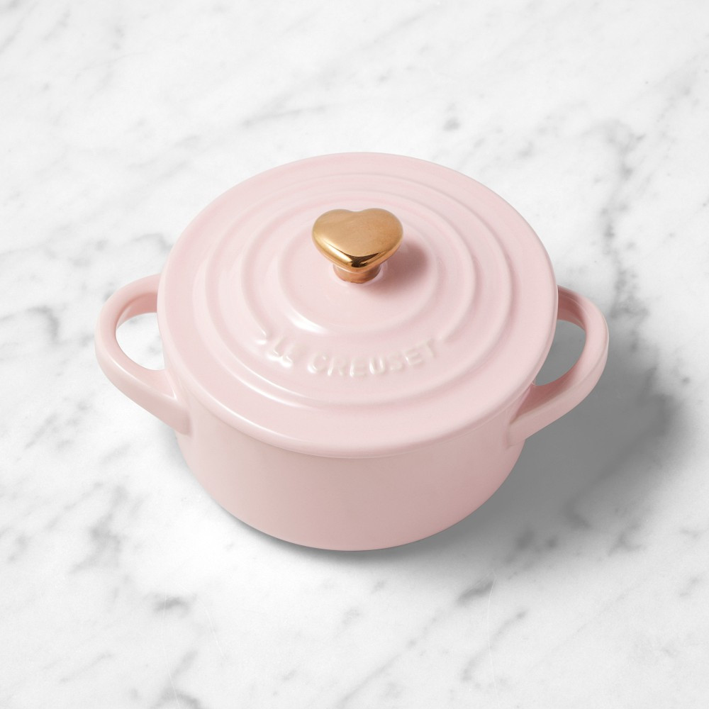 Le Creuset Mini Cocotte with Heart Knob, 8-oz | Williams-Sonoma