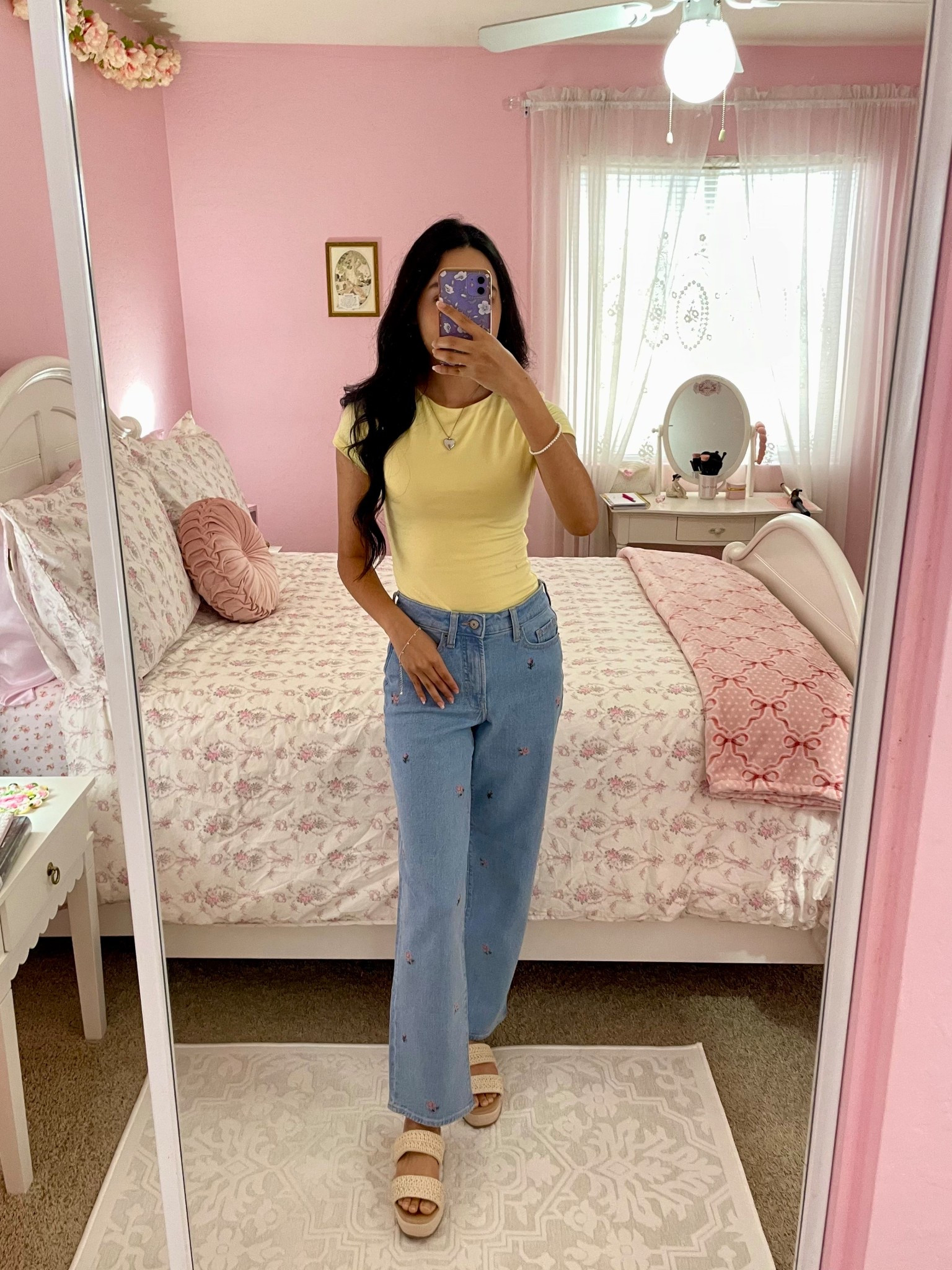  🌼 I love this yellow top it’s so dreamy and soft. Paired with my Old Navy loose rose embroidered jeans. They are the cutest jeans! 🌹

#LTKSaleAlert #LTKSeasonal #LTKFindsUnder100