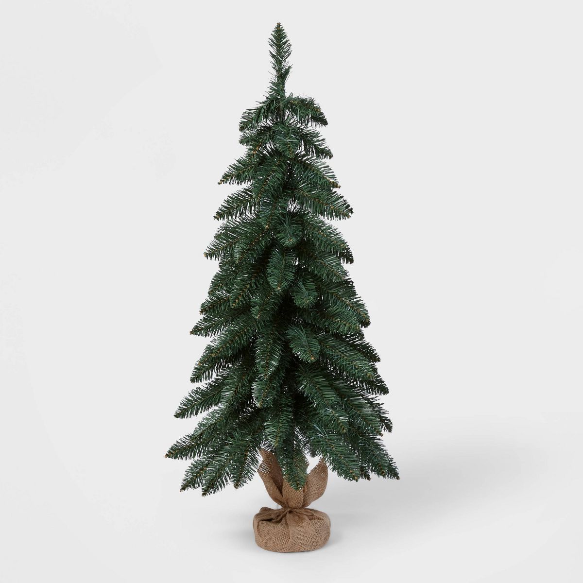 3' Unlit Downswept Alberta Spruce Mini Artificial Christmas Tree with Burlap Base - Wondershop™ | Target