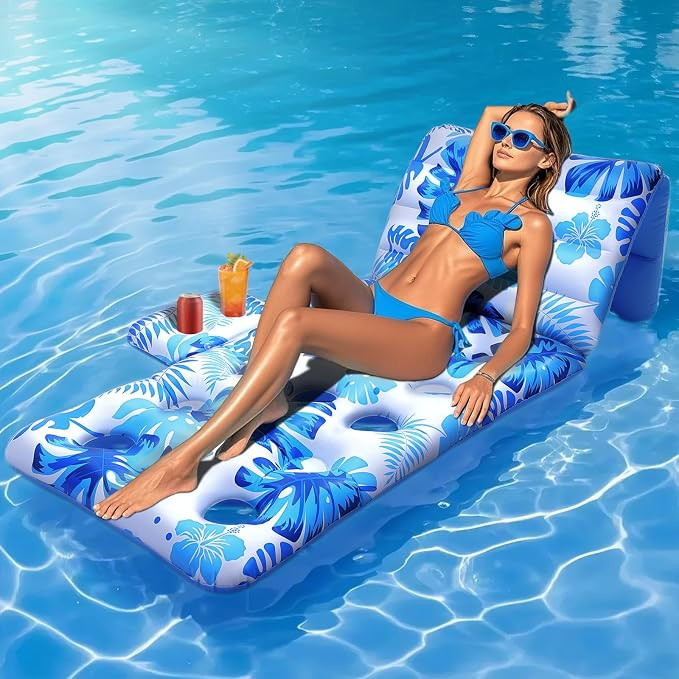 HeySplash Inflatable Tanning Pool Lounger Float, Suntan Tub for Adults, Blow Up Sunbathing Pool w... | Amazon (US)